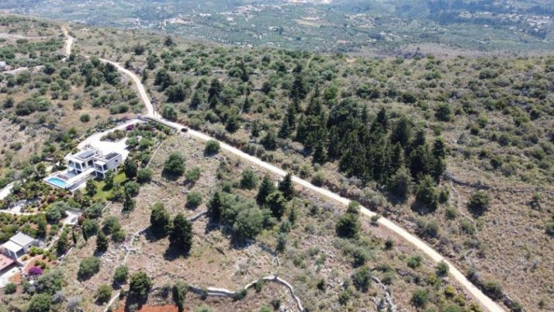 Likotinarea Kreta, Likotinarea: Hanggrundstück mit Meerblick und Villenbaugenehmigung zu verkaufen Grundstück kaufen